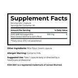 Ashwagandha, 650 mg 60 capsules